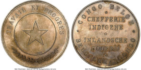 Belgian Colony silvered brass "Indigenous Chiefdom" Medal ND MS63 NGC, 70mm. HID09801242017 © 2023 Heritage Auctions | All Rights Reserved