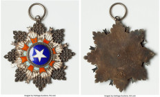 People's Republic silver & gilt enamel Order of the Brilliant Star 2nd Class Badge ND (Instituted 1941) XF (loose), Barac-466. 75mm. 64.07gm. #241 (on...