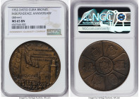 Republic bronze "50th Anniversary of Independence" Medal ND 1952-Dated MS65 Brown NGC, 44mm. HID09801242017 © 2023 Heritage Auctions | All Rights Rese...