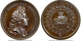 Louis XIV bronze "Honors Jean Sobieski" Medal 1675-Dated MS67 Brown NGC, Divo-150. HID09801242017 © 2023 Heritage Auctions | All Rights Reserved