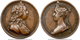 Louis XV bronze "Louis XV & Marie Marriage" Medal 1725-Dated AU Details (Holed) NGC, Page-Divo-64. HID09801242017 © 2023 Heritage Auctions | All Right...