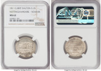 Nottinghamshire. Newark silver Shilling Token 1811 MS62 NGC, Dalton-5. HID09801242017 © 2023 Heritage Auctions | All Rights Reserved