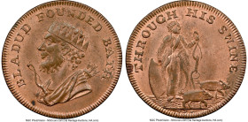 Somersetshire. Bath copper Farthing Token 1794 MS64 Red and Brown NGC, D&H-115. Edge: PLAIN. HID09801242017 © 2023 Heritage Auctions | All Rights Rese...