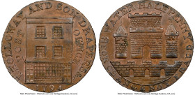 Somersetshire. Bridgewater copper 1/2 Penny Token 1794 MS64 Brown NGC, D&H-86. Edge: ON DEMAND WE PROMISE. HID09801242017 © 2023 Heritage Auctions | A...