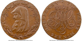 Wales. Anglesey "Paris Miners" 1/2 Penny Token 1791 MS65 Brown NGC, D&H-438B. Edge: Payable In Lancaster. HID09801242017 © 2023 Heritage Auctions | Al...