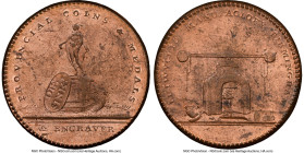 Warwickshire. Birmingham copper 1/4 Penny Token ND (1790'S) MS63 Red and Brown NGC, D&H-482. Edge: PLAIN. HID09801242017 © 2023 Heritage Auctions | Al...