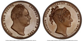 William IV bronzed-copper Specimen "Coronation" Medal 1831 SP66 PCGS, BHM-1475, Eimer-1251. By W. Wyon. An extraordinary Gem Mint State specimen boast...