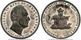 "Death of William IV" white metal Medal 1837 MS61 NGC, BHM-1720. 38mm. By T. Halliday. HID09801242017 © 2023 Heritage Auctions | All Rights Reserved