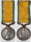 Victoria silver "Baltic" Medal 1854-1855 XF (scratches), 106mm (length; including ribbon). 35.97gm. By W. Wyon and LC Wyon. Awarded to participants wh...