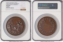 Victoria bronze "International Exhibition" Medal 1862 MS65 Brown NGC, BHM-2747. 76mm. By Leonard Wyon. Accompanied by original case of issue. Ex. J. H...