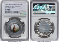 silver "Brighton Fur & Feather Association" Medal 1895-Dated Genuine NGC, 38mm. 2nd Prize. Presented by the Prince of Wales and future King, Edward VI...