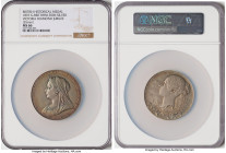 Victoria silver "Diamond Jubilee" Medal 1897 MS66 NGC, Eimer-1817a, BHM-3506. 55mm. By G.W. de Saulles. Accompanied by original case of issue. HID0980...