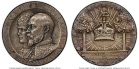 Edward VII silver Matte Specimen "Coronation" Medal 1902 SP63 PCGS, Eimer-1872c. 35mm. By G. Frampton. EDWRDVS VII REX ET IMP ET ALEXANDRA REG 1902 Co...