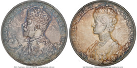 George V silver Matte "Coronation" Medal 1911 MS66 NGC, BHM-4022. 51mm. By B. Mackennal. Accompanied by original case of issue. HID09801242017 © 2023 ...