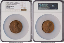 George V bronze Matte "Coronation" Medal 1911 MS66 Brown NGC, BHM-4022. 51mm. By Bertram Mackennal. Accompanied by original case of issue. HID09801242...