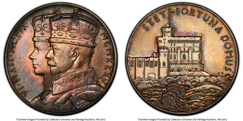 George V silver Specimen "Silver Jubilee" Medal 1935 SP64 PCGS, BHM-4249, Eimer-...