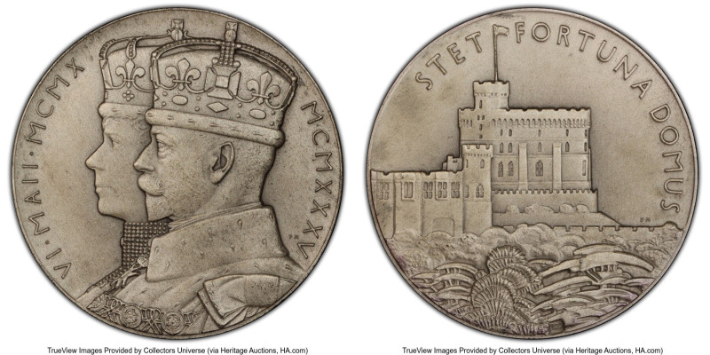 George V silver Matte Specimen "Silver Jubilee" Medal 1935 SP64 PCGS, Eimer-2029...