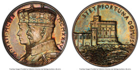 George V silver Specimen "Silver Jubilee" Medal 1935 SP63 PCGS, Eimer-2029b. 32mm. By P. Metcalfe. Accompanied by original case of issue. HID098012420...