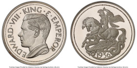 Edward VIII silver Proof Fantasy Crown (Medal) "1936" PR67 Deep Cameo PCGS, FM43e. Reeded edge. HID09801242017 © 2023 Heritage Auctions | All Rights R...