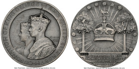 George VI silver Matte "Coronation" Medal 1937 MS65 NGC, BHM-4328. Included w/ a lovely original fitted leather case. HID09801242017 © 2023 Heritage A...