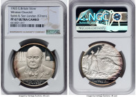 silver Proof "Winston Churchill - Very Well Alone" Medal 1965 PR67 Ultra Cameo NGC, 57mm. By Kovacs. HID09801242017 © 2023 Heritage Auctions | All Rig...