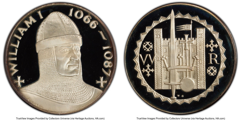 "William I 1066-1087" silver Medal ND (1970-1974) PR67 Deep Cameo PCGS, Set #184...