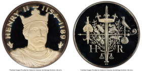 "Henry II 1154-1189" silver Medal ND (1970-1974) PR67 Deep Cameo PCGS, Set #1841 HID09801242017 © 2023 Heritage Auctions | All Rights Reserved