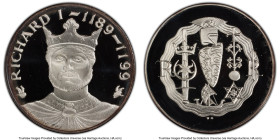 "Richard I 1189-1199" silver Medal ND (1970-1974) PR67 Deep Cameo PCGS, Set #1841 HID09801242017 © 2023 Heritage Auctions | All Rights Reserved