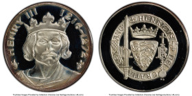 "Henry III 1216-1272" silver Medal ND (1970-1974) PR67 Deep Cameo PCGS, Set #1841 HID09801242017 © 2023 Heritage Auctions | All Rights Reserved