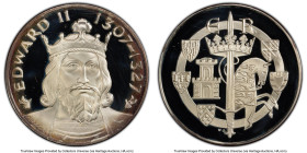 "Edward II 1307-1327" silver Medal ND (1970-1974) PR67 Deep Cameo PCGS, Set #1841 HID09801242017 © 2023 Heritage Auctions | All Rights Reserved
