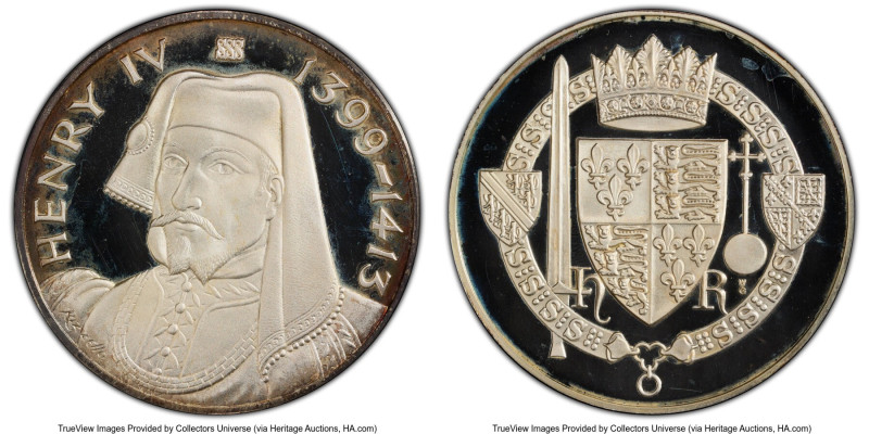 "Henry IV 1399-1413" silver Medal ND (1970-1974) PR67 Deep Cameo PCGS, Set #1841...