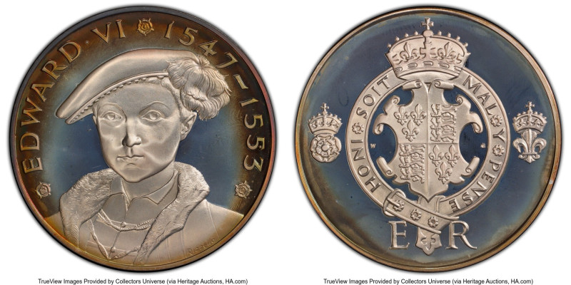 "Edward VI 1547-1553" silver Medal ND (1970-1974) PR67 Deep Cameo PCGS, Set #184...