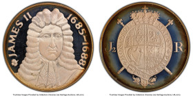 "James II 1685-1688" silver Medal ND (1970-1974) PR68 Deep Cameo PCGS, Set #1841 HID09801242017 © 2023 Heritage Auctions | All Rights Reserved