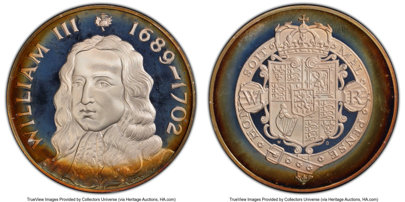 "William III 1689-1702" silver Medal ND (1970-1974) PR68 Deep Cameo PCGS, Set #1...