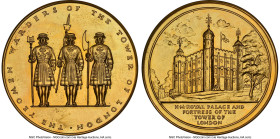"Yeomen Warders" gilt brass Medal ND MS64 NGC, 51mm. HID09801242017 © 2023 Heritage Auctions | All Rights Reserved