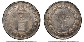 Republic silver "Proclamation" Medal (Real) 1847 MS61 PCGS, Fonrobert-7236. The only straight-graded PCGS certified example. HID09801242017 © 2023 Her...