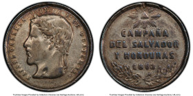Republic silver "Campana Del Salvador y Honduras" Medal 1863 VF Details (Tooled) PCGS, 28mm. HID09801242017 © 2023 Heritage Auctions | All Rights Rese...