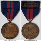bronze United States Marine Corps "Haitian Campaign" Service Medal 1915 XF, 73mm (length; including ribbon). 27.11gm. HID09801242017 © 2023 Heritage A...