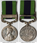 British India. George V silver "General Service" Medal 1919 XF, 92mm (length; including ribbon). 45.02gm. "Afghanistan N.W.F." on clasp. HID0980124201...