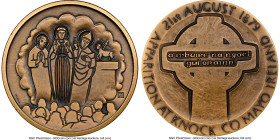 "Knock Co. Mayo Apparition" bronze Medal ND MS67 Brown NGC, 50mm. By J. Balme. HID09801242017 © 2023 Heritage Auctions | All Rights Reserved