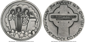 "Knock Co. Mayo Apparition" silvered bronze Medal ND MS65 NGC, 50mm. By J. Balme. HID09801242017 © 2023 Heritage Auctions | All Rights Reserved