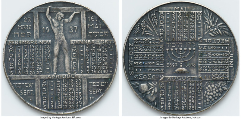 4-Piece Lot of Uncertified Medals AU, Includes issues from (2) 1906, (1) 1924, a...