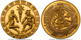 Estados Unidos gold "Olympics" Medal 1968-Dated MS63 Prooflike NGC, 39.5mm. 41.23gm. Hallmarked as "22K" on obverse. HID09801242017 © 2023 Heritage Au...