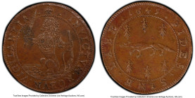 Brussels. Dutch Republic copper "Trust in Spain" Jeton 1645 MS63 Brown PCGS, Dugn-3998. Includes dealer ticket. HID09801242017 © 2023 Heritage Auction...