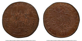 Dordrecht. Dutch Republic copper "Peace Negotiations Rejected" Jeton 1591 MS63 Brown PCGS, Dugn-3288. A wonderfully detailed design. HID09801242017 © ...