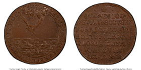 Dordrecht. Dutch Republic copper "Capture of Steenwijk, Ootmarsum, and Coevorden" Jeton 1592 MS62 Brown PCGS, Dugn-3306. Includes dealer ticket. HID09...