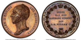 Willem II copper Specimen "Visit to Utrecht Mint" Medal 1841 SP64 Brown PCGS, Dirks-585. HID09801242017 © 2023 Heritage Auctions | All Rights Reserved...