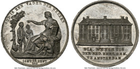Willem III white metal "Amsterdam Diacony Orphanage" Medal 1857-Dated MS62 NGC, 40mm. By Elion. HID09801242017 © 2023 Heritage Auctions | All Rights R...