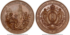 "Amsterdam International Handicraft Contest" bronze Medal 1877-Dated MS66 Brown NGC, 55mm. By Jacob Elion. Sold with dealer's tag. Ex. Heritage Auctio...