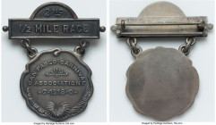 "San Pablo Carnival - 1/2 Mile Race" silver Medal 1913 AU-UNC, Awarded for 2nd place in the 1/2 Mile Race. Stamped "STERLING" and H.E.H. CO." 50 x 4mm...